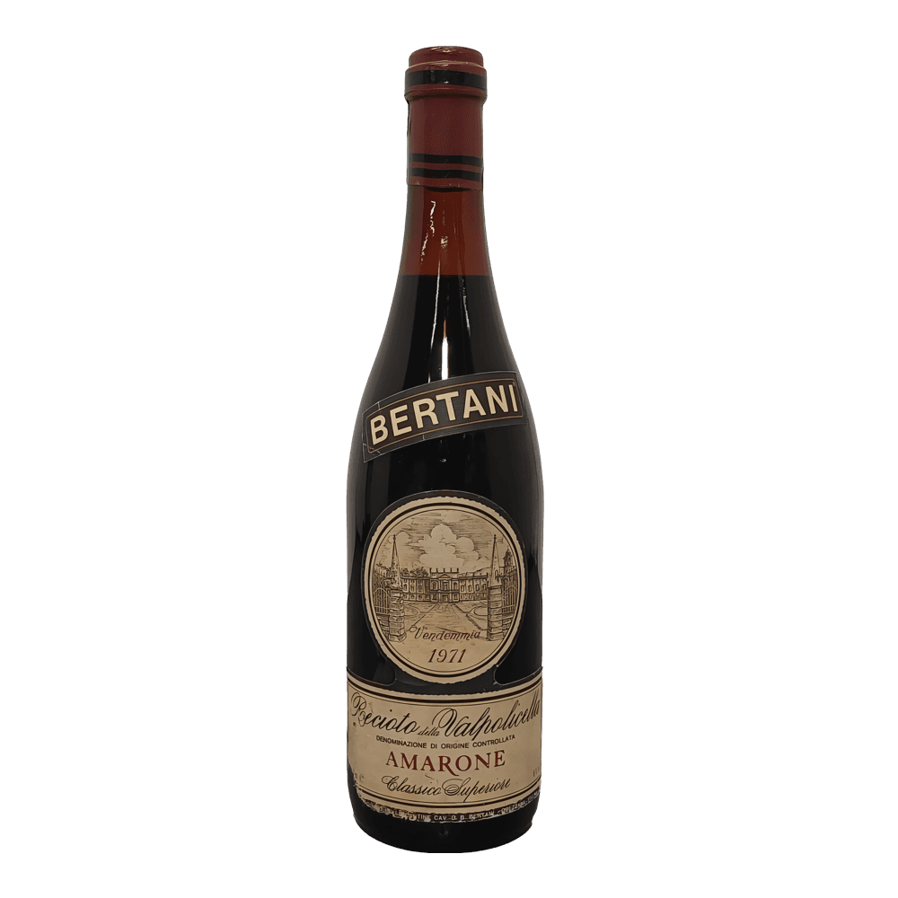 Bertani, Recioto Amarone della Valpolicella Classico Superiore 1971, Bottiglia 750 ml