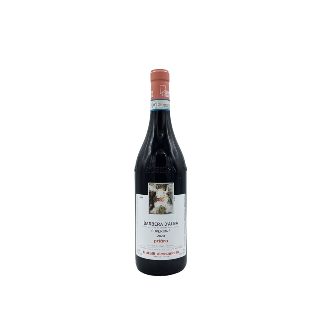 Fratelli Alessandria, Barbera d'Alba Superiore Priorà 2020, Bottiglia 750 ml