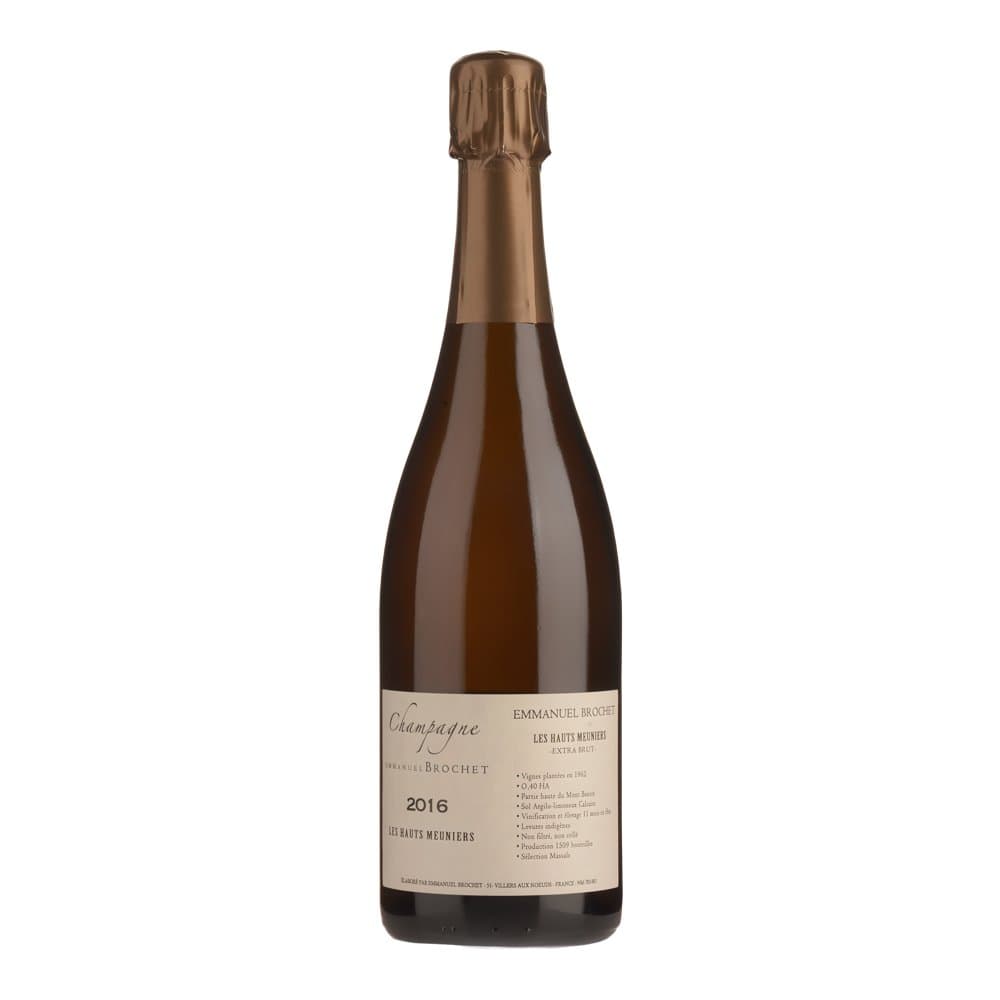 Emmanuel Brochet, Les Hauts Meuniers Extra brut 2016, Bottiglia 750 ml