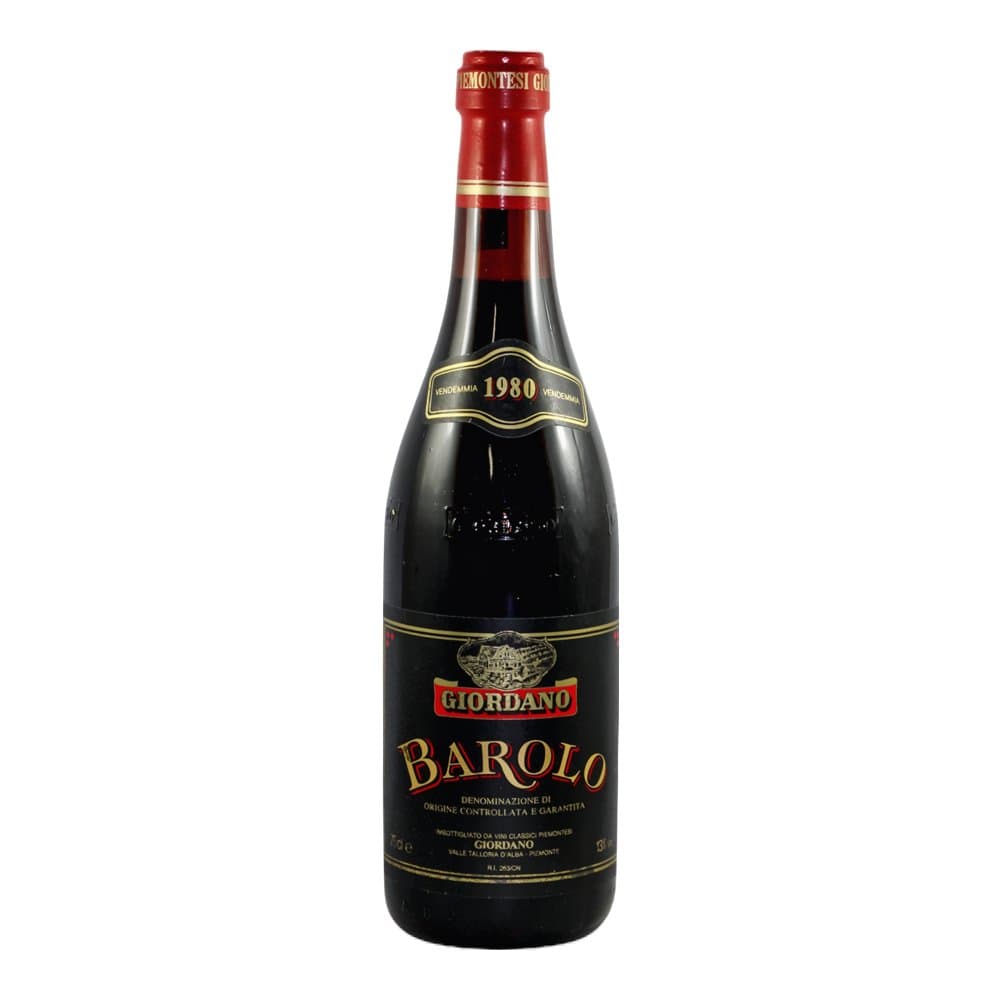 Giordano, Barolo 1980, Bottiglia 750 ml