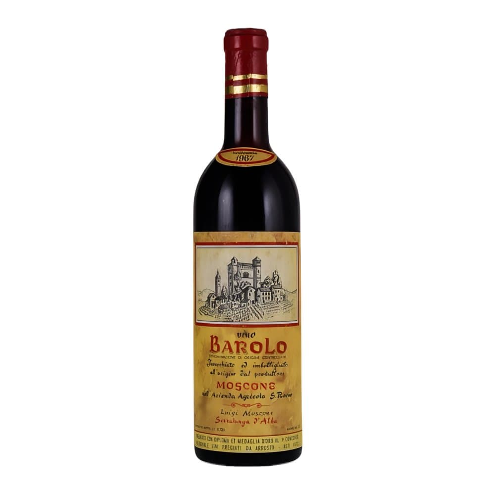 Moscone, Barolo 1967, Bottiglia 720 ml